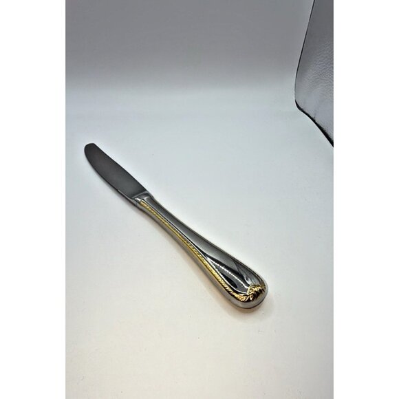 Gorham Other - Gorham Golden Ribbon Modern Hollow Stainless Knife Glossy 9*1/8" NOS Discontinue
